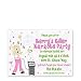 Karaoke Adult Birthday Invitations