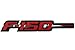 Ford 2009-2014 F-150 FX4 Red Sport Driver Fender Emblem OEM CL3Z-16720-B
