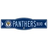 Florida Panthers Official 4"x17" Street Sign