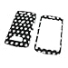 Black with White Polka Dots Design Snap-On Cover Hard Case Cell Phone Protector for BlackBerry 9530 Storm