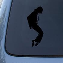 6" tall MICHAEL JACKSON SILHOUETTE - Vinyl Decal Sticker #A1623 | Vinyl Color: Black