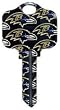 Baltimore Ravens Kwikset KW1 House Key