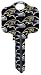 Baltimore Ravens Kwikset KW1 House Key
