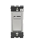 Renu Incandescent Dimmer for Single Pole, 3-Way or More, 600W, Pebble Grey, REI06-PG