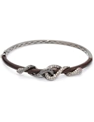 Borgioni Double Snake Ebony Wood Bracelet
