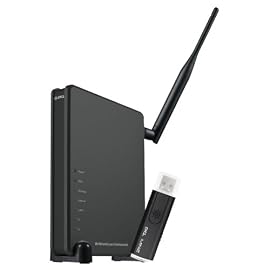 PLANEX WPSボタン搭載 IEEE802.11g/b 高機能・ハイパワー無線LANブロードバンドルータ&無線LAN USBアダプタセット BLW-54CW3-PKU