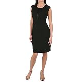 Ellen Tracy Sleeveless Crepe Sheath Dress