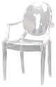 Furniture online: Louis Ghost Chair - Transparent Acrylic Chair - Ships In 24 Hours With Money Back Guarantee!