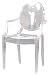 Kitchen & Housewares : Louis Ghost Chair - Transparent Acrylic Chair - Ships In 24 Hours With Money Back Guarantee!
