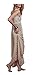 CA Fashion Women's Floral Lace Empire Waist Maxi Full Length Party Dress
