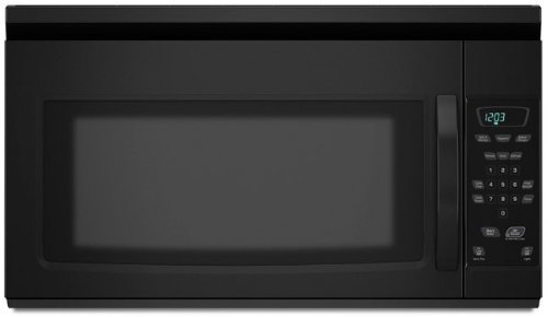 Amana AMV1150VAB 1.5 cu. ft. Over-the-Range Microwave Oven with 1,000 Cooking Watts, 10 Power Levels, Two-Speed Fan/220 CFM Exhaust Hood, Touchmatic Controls and Cooktop Surface Light: Black