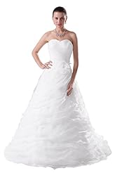 Organza/Satin Corset   Waistline  Dress