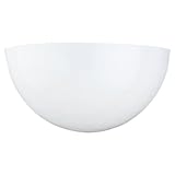 IMAGE OF Sea Gull Lighting 4148-15 Piedmont 1-Light Wall Sconce with White Glass, White