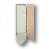 Non-Electric Surface Mounted Wood Ironing Board in Cabinet by HANDi-PRESS (Birch Veneer) (47 7/8″H x 14 3/8″W x 2 3/8″D)