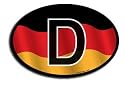 Germany - Wavy Oval Decals