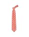 Versace Bright Red Oriental Print Silk Tie