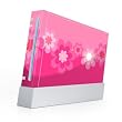 Nintendo Wii Skin - Retro Flowers Pink