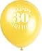 Happy 30th Birthday 6 Count Balloons