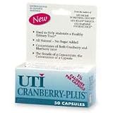 Cranberry - Plus Blueberry Capsules For Urinary Track Infections - 50 Ea
