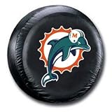 Miami Dolphins NFL Spare Tire Cover (Black)