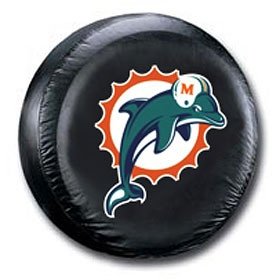 Miami Dolphins NFL Spare Tire Cover (Black)