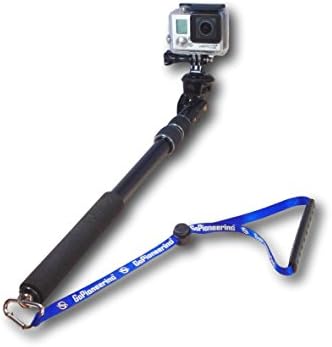 GoPioneering 3 in 1 Selfie Stick - Premium Camera Monopod Works Great with GoPro, Iphone, Samsung, Android and Most DSLR Cameras (No Bluetooth)
