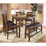 Larchmont Triangular Counter Height Dinette by Ashley Furniture