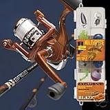 Spinning Rod/Reel Combo with Tackle Box and Fishing Kit