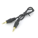 2 3.5mm 1/8" Male Mini Gold Plug Stereo Audio Cable