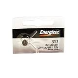 Energizer 317 Button Cell Silver Oxide SR516SW Watch Battery Pack of 5 Batteries