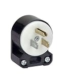COOPER WIRING DEVICES 5266AN  INDUSTRIAL 3 WIRE ANGLE GROUNDING PLUG