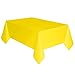 Neon Yellow Plastic Tablecloth, 108