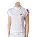 Womens Adidas Competition Top - White/Lucid Red/Cherry Wood