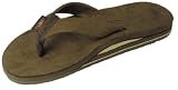 Rainbow Sandals Mens Double Layer Premier Leather (Large (9.5-10.5), Dark Brown)