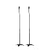 from TechSol Black Universal Surround Sound Speaker Stands fit Sony, Samsung , LG , Panasonic Systems Model TSS12