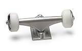 NHS Bullet Skateboard Truck and Wheel Combo Set - 53mm Wheels - 127mm Trucks - Set of 2 - Silver