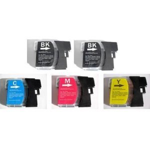 5x Kompatible Drucker Tintenpatronen für Brother