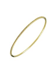 CleverEves 18Kt Yellow Gold Slip-On Bangle