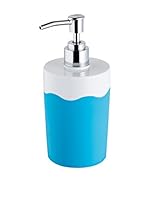 Bisk Dispensador De Jabón Sea Turquesa/Blanco