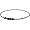 Phiten Titanium Star Necklace, Black, 18-Inches