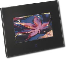 Insignia NS-DPF7WA-09 - Digital photo frame - flash 128 MB - 7" - 480 x 234 - black