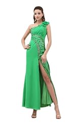 Sheath Full Length Chiffon/Polyester Sequined Pleated Lace-Up Beaded Sleeveless Bridesmaid Dress/Wedding Dress 