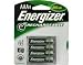 Energizer E2 Rechargeable AAA-4 Nickel-Metal Hydride 1.2v Batteries 850mah With Plastic Jacket