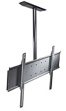 Str Col Ceiling Mount, Univ Sec Blk, with cp