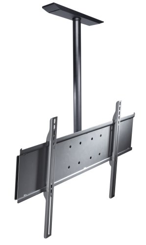 Str Col Ceiling Mount, Univ Sec Blk, with cp