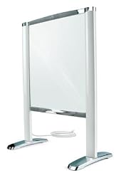 Thermique Freestanding Glass Towel Warmer - White/Chrome