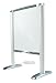 Thermique Freestanding Glass Towel Warmer - White/Chrome
