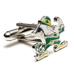Notre Dame Fighting Leprechaun Cufflinks