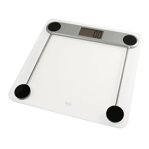 American Weigh Amw-330lpg Low Profile Glass Top Digital Bathroom Scale 330 X 0.2 Pound