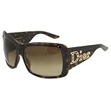CHRISTIAN DIOR AVENTURA 1/NS 0086 CC OLIVE AMBER FRAME BROWN GRADIENT LENS PLASTIC SUNGLASSES